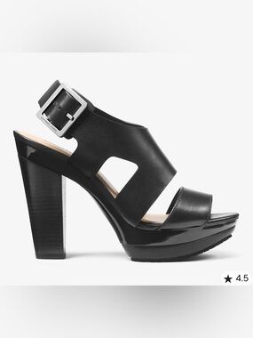 MICHAEL MICHAEL KORS
Carla Leather Platform Sandal 8.5